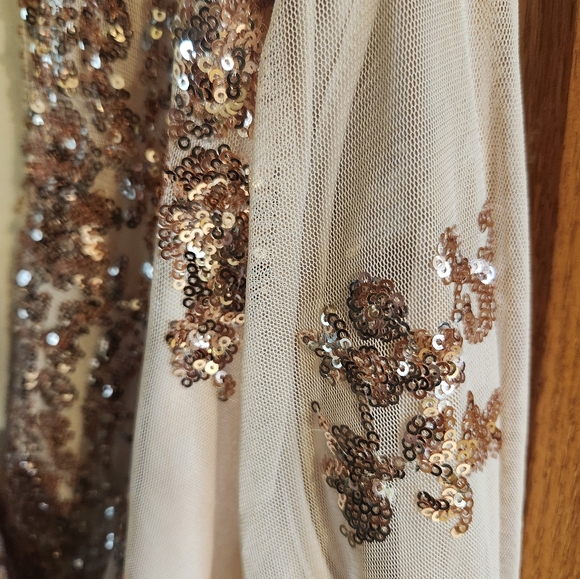 Forever 21 size 2X dusty pink and rose gold sequin dress - Picture 4 of 4